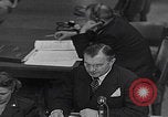 Image of Robert H Jackson speech Nuremberg Germany, 1946, second 9 stock footage video 65675080151