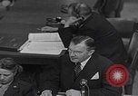 Image of Robert H Jackson speech Nuremberg Germany, 1946, second 11 stock footage video 65675080151