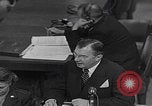 Image of Robert H Jackson speech Nuremberg Germany, 1946, second 14 stock footage video 65675080151