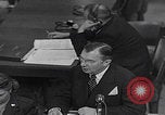 Image of Robert H Jackson speech Nuremberg Germany, 1946, second 16 stock footage video 65675080151