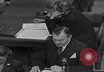 Image of Robert H Jackson speech Nuremberg Germany, 1946, second 19 stock footage video 65675080151