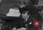 Image of Robert H Jackson speech Nuremberg Germany, 1946, second 21 stock footage video 65675080151