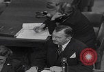 Image of Robert H Jackson speech Nuremberg Germany, 1946, second 24 stock footage video 65675080151