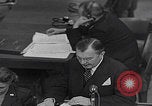 Image of Robert H Jackson speech Nuremberg Germany, 1946, second 26 stock footage video 65675080151