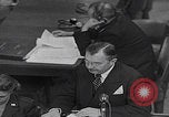 Image of Robert H Jackson speech Nuremberg Germany, 1946, second 27 stock footage video 65675080151