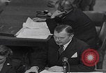 Image of Robert H Jackson speech Nuremberg Germany, 1946, second 30 stock footage video 65675080151