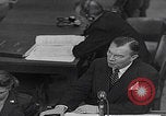 Image of Robert H Jackson speech Nuremberg Germany, 1946, second 37 stock footage video 65675080151