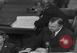 Image of Robert H Jackson speech Nuremberg Germany, 1946, second 39 stock footage video 65675080151