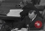 Image of Robert H Jackson speech Nuremberg Germany, 1946, second 41 stock footage video 65675080151