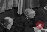 Image of Robert H Jackson speech Nuremberg Germany, 1946, second 57 stock footage video 65675080151