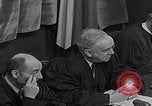 Image of Robert H Jackson speech Nuremberg Germany, 1946, second 59 stock footage video 65675080151