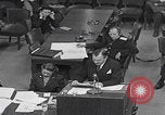 Image of Prosecutor Robert H Jackson speech Nuremberg Germany, 1946, second 11 stock footage video 65675080152