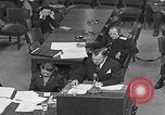 Image of Prosecutor Robert H Jackson speech Nuremberg Germany, 1946, second 16 stock footage video 65675080152