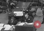 Image of Prosecutor Robert H Jackson speech Nuremberg Germany, 1946, second 23 stock footage video 65675080152