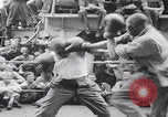 Image of African American boxing match WW2 Pacific Ocean, 1944, second 9 stock footage video 65675080155