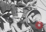 Image of African American boxing match WW2 Pacific Ocean, 1944, second 20 stock footage video 65675080155