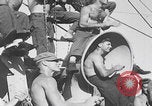 Image of African American boxing match WW2 Pacific Ocean, 1944, second 21 stock footage video 65675080155