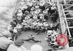 Image of African American boxing match WW2 Pacific Ocean, 1944, second 25 stock footage video 65675080155
