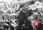 Image of African American boxing match WW2 Pacific Ocean, 1944, second 36 stock footage video 65675080155