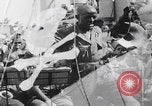 Image of line crossing ceremony WW2 Pacific Ocean, 1944, second 1 stock footage video 65675080156