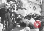Image of line crossing ceremony WW2 Pacific Ocean, 1944, second 7 stock footage video 65675080156