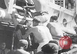 Image of line crossing ceremony WW2 Pacific Ocean, 1944, second 8 stock footage video 65675080156