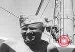 Image of line crossing ceremony WW2 Pacific Ocean, 1944, second 23 stock footage video 65675080156