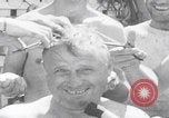 Image of line crossing ceremony WW2 Pacific Ocean, 1944, second 35 stock footage video 65675080156