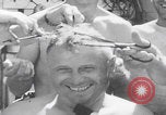 Image of line crossing ceremony WW2 Pacific Ocean, 1944, second 37 stock footage video 65675080156