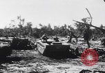 Image Des trous de bœuf japonais ont brûlé à Angaur Îles Palaos d'Angaur, 1944, de la seconde 45 séquences d'archives historiques vidéo 65675080162