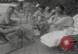 Image of US Army families swim and play golf Tehran Iran, 1956, second 21 stock footage video 65675080211