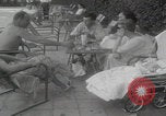 Image of US Army families swim and play golf Tehran Iran, 1956, second 23 stock footage video 65675080211