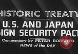 Image of Treaty of Mutual Cooperation and Security between the United States and Japan Washington DC USA, 1960, second 4 stock footage video 65675080225