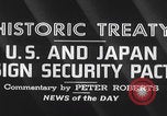 Image of Treaty of Mutual Cooperation and Security between the United States and Japan Washington DC USA, 1960, second 5 stock footage video 65675080225