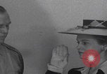 Image of Oveta Culp Hobby oath ceremony WW2 United States USA, 1942, second 6 stock footage video 65675080232