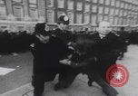 Image of Grosvenor Square Vietnam War protest London England United Kingdom, 1968, second 3 stock footage video 65675080241