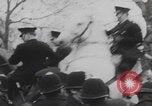 Image of Grosvenor Square Vietnam War protest London England United Kingdom, 1968, second 21 stock footage video 65675080241