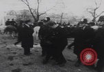 Image of Grosvenor Square Vietnam War protest London England United Kingdom, 1968, second 27 stock footage video 65675080241
