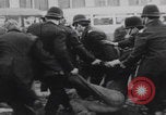 Image of Grosvenor Square Vietnam War protest London England United Kingdom, 1968, second 31 stock footage video 65675080241