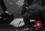 Image of Grosvenor Square Vietnam War protest London England United Kingdom, 1968, second 42 stock footage video 65675080241