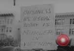 Image of Moratorium to End the War in Vietnam Washington DC USA, 1969, second 26 stock footage video 65675080244