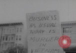 Image of Moratorium to End the War in Vietnam Washington DC USA, 1969, second 27 stock footage video 65675080244