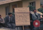 Image of Italian workers protest NSA Naples Italy, 1965, second 59 stock footage video 65675080250