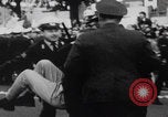 Image of German student activists protest Shah of Iran Berlin Germany, 1967, second 51 stock footage video 65675080255