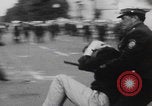 Image of German student activists protest Shah of Iran Berlin Germany, 1967, second 52 stock footage video 65675080255