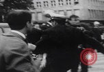 Image of German student activists protest Shah of Iran Berlin Germany, 1967, second 54 stock footage video 65675080255