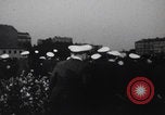 Image of German student activists protest Shah of Iran Berlin Germany, 1967, second 58 stock footage video 65675080255