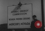 Image of Upshot-Knothole Annie nuclear test Nye County Nevada USA, 1953, second 25 stock footage video 65675080262