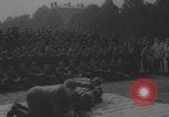 Standbild Demonstration deutscher Judokas Dresden Deutschland, 1942, aus Sekunde 16 historischem Filmmaterial Videoclip 65675080267