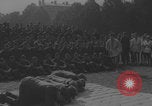 Standbild Demonstration deutscher Judokas Dresden Deutschland, 1942, aus Sekunde 17 historischem Filmmaterial Videoclip 65675080267